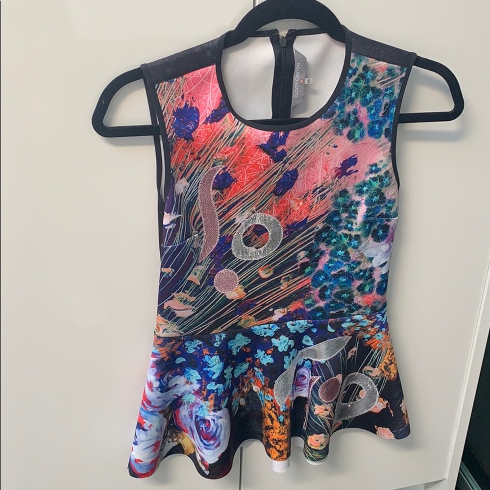 Clover Canyon Peplum Top
